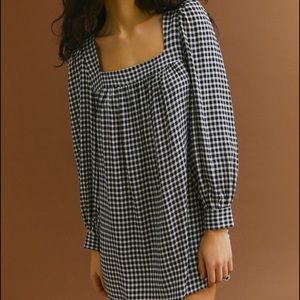 Reformation Blake Dress, April Check color, size XS, new and unworn